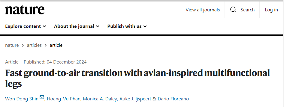  Nature发表！洛桑联邦理工学院×加州大学联合推出双足类鸟空中机器人RAVEN，集行走、跳跃、越障与跳跃起飞技能于一身！(图3)