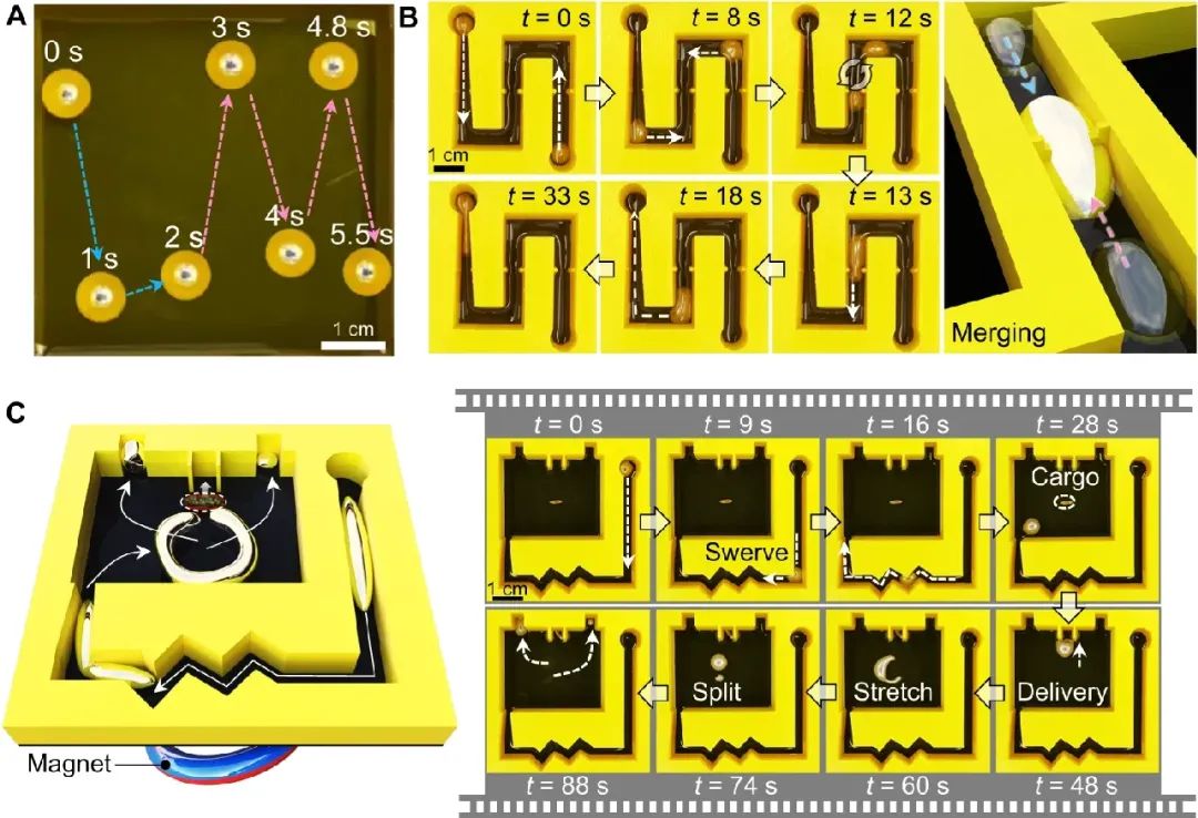 ​《Nature》子刊发表 哈工大公布磁性液态金属研究成果 磁性微型软体机器人获重大突破(图5)