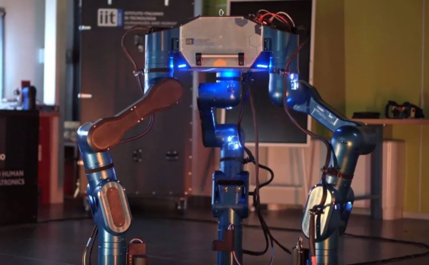 意大利理工学院新型三足机器人问世，太空中“搬砖”也可以很灵活(图5)